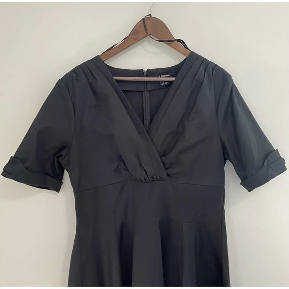J. Peterman Black Fit & Flare Dress - Picture 3 of 8